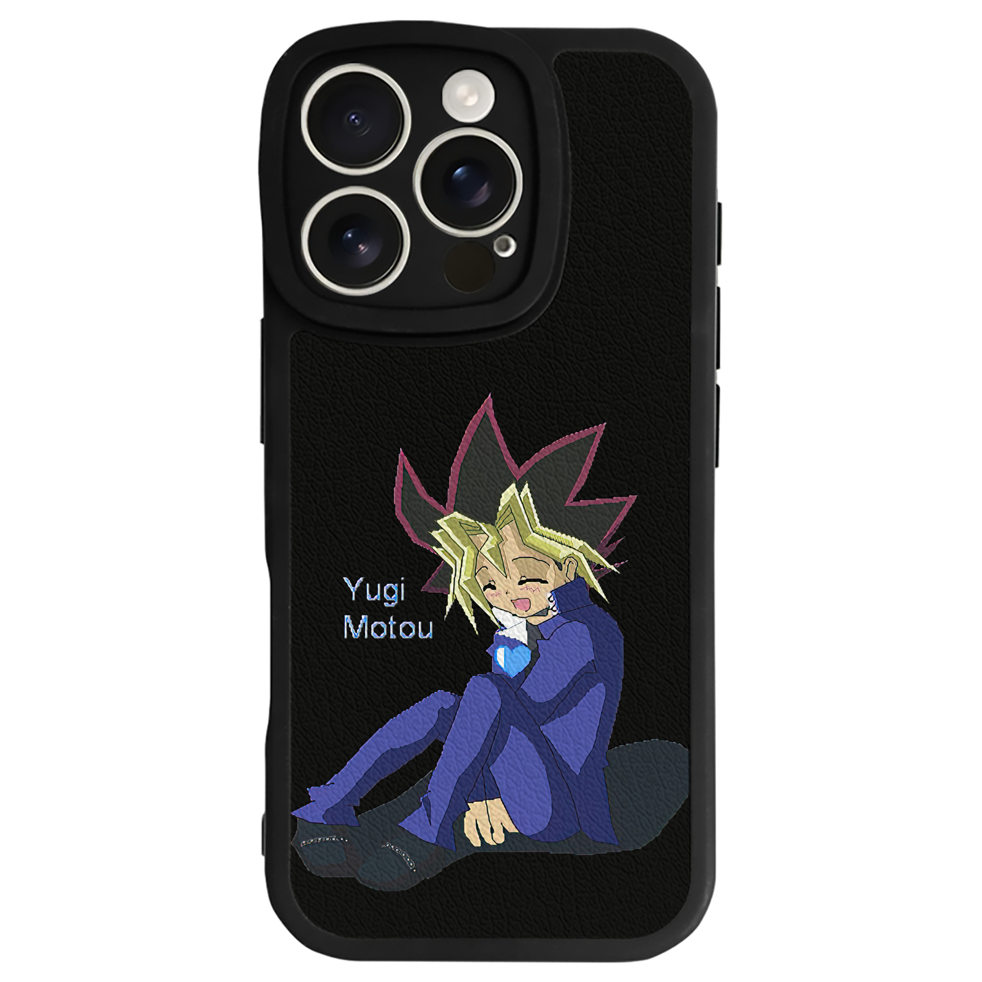 遊☆戯☆王 Yu-Gi-Oh! 【iPhone 16シリーズ対応】シリコンスマホケース（レザー調） 材質：シリコン